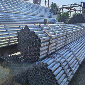 Olupese china ASTM A53 A500 Erogba Yika Galvanized Steel Pip fun eefin Ewebe
