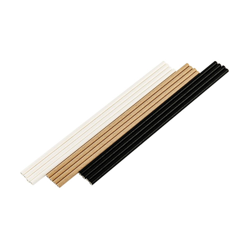 Manufacturers directly provide fully degradable beverage paper straw, disposable environmental protection Stirring  straight straw, which can be wholesale customized