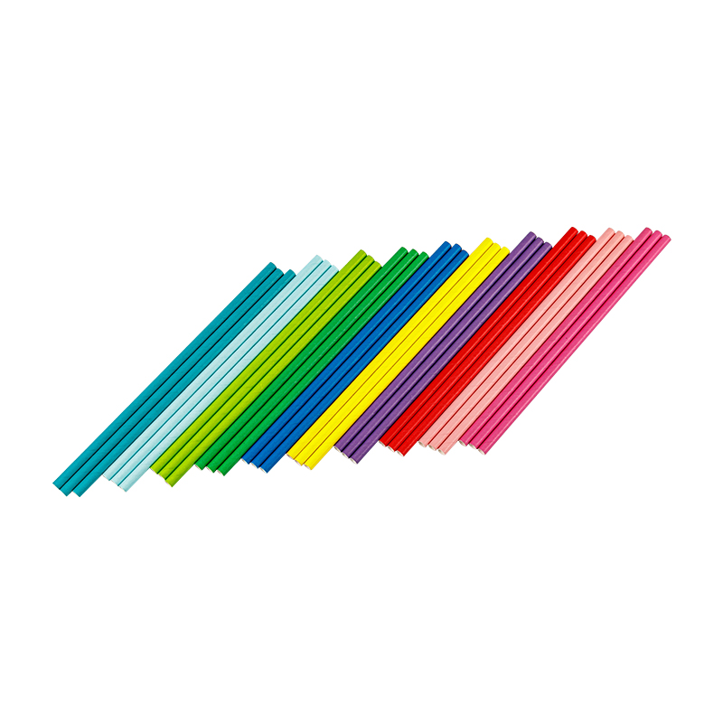 Manufacturers directly provide fully degradable beverage paper straw, disposable environmental protection solid color straight straw, which can be wholesale customized