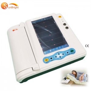 Sunbright Cheap Price ECG SUN-8128 18 Channel thermal printer 10″ Touch Screen EKG ECG machine