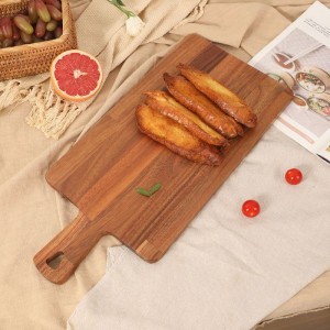 Suncha Rectangle Acacia wood Cutting board with Handle