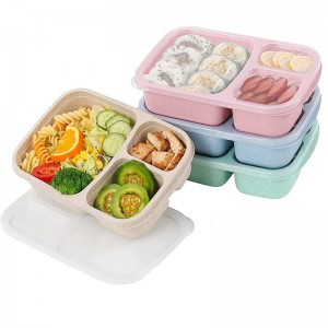 China Wheat Straw Lunch Box, Cutlery Sets factory and manufacturers
