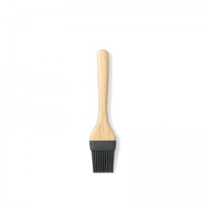 Suncha Silicone Basting Brush with Bamboo Handle for Cooking