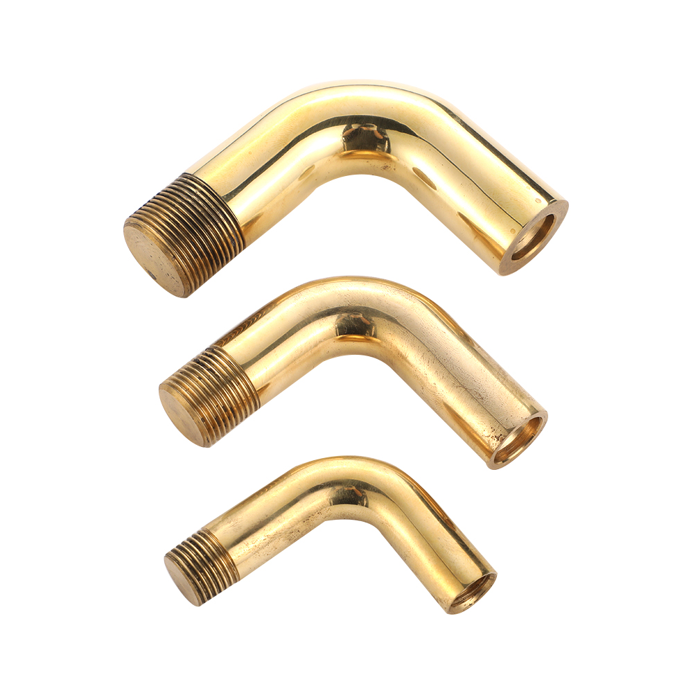 OEM manufactures copper sheet metal fabrication metal polishing threaded elbow tube bending service