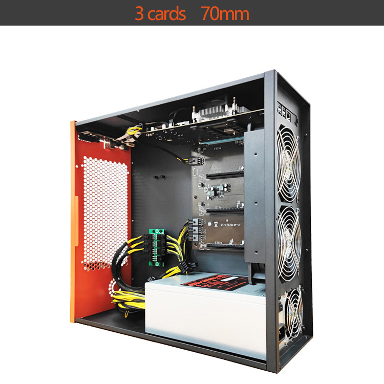 Low noise mining chassis supporting 3 cards Featured Image