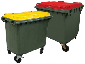 Factory Outlets China High Quality Outdoor Plastic Rubbish Bin with Wheel Dust Bin