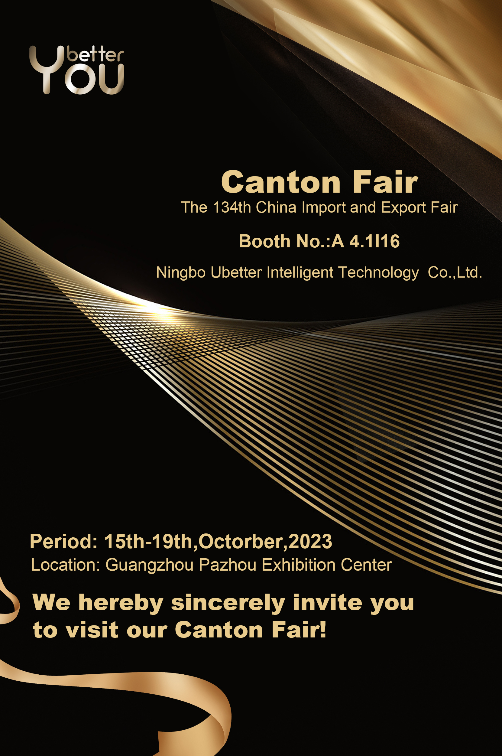 Ningbo Ubetter company to Showcase Exciting New Products at Canton Fair