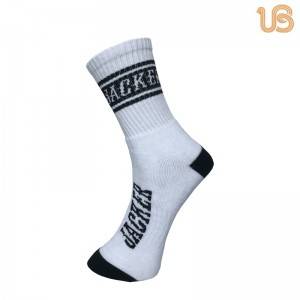 Custom Design Sport Crew Sock/Custom Cushioned Athletic Socks Supplier