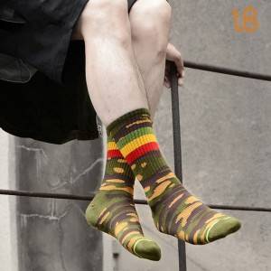 Camouflage Cotton Sock | Pure Cotton Fashion Camouflage Sock Professional Manufacture