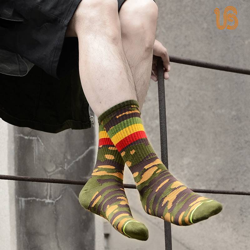 Factory source Plain Sport Sock - Camouflage Cotton Sock – Ubuy