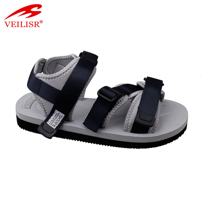 New arabic buckle design fabric strap footwear sport men sandals