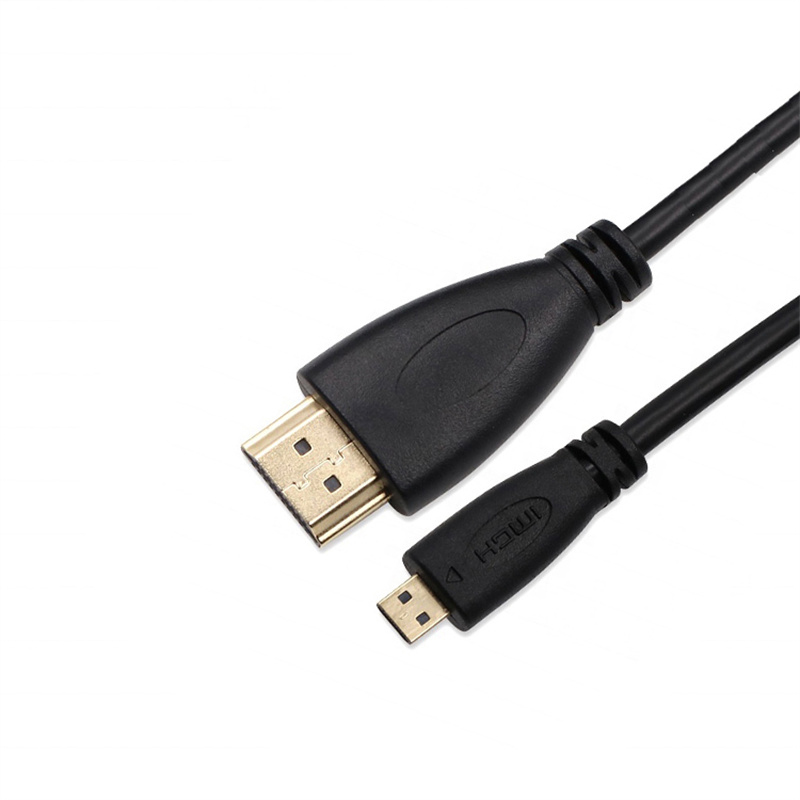 HDMI CABLE VN-HD14 Vnew Top Seller Black Stable Gold Plated 1080P High Speed Micro Male to Hdmi Male Hdmi Cable for HDTV