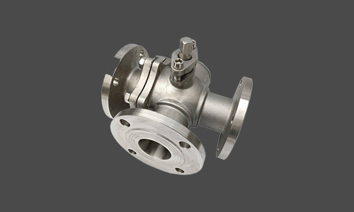 3 way L/T-port full bore ball valve, Blow-out-proof stem & anti-static device. ISO 5211 Direct-mounted pad. Class150,PN16