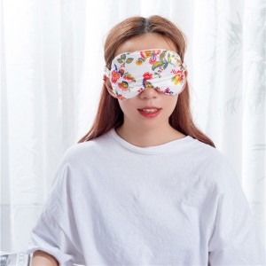 Hot Selling for China Cute Bear Soft Satin Silk Travel Sleeping Eye Mask Customized Printing Bindfold Eyeshade for Travel Nap Night Sleeping