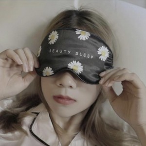 Hot Sale Rayon Silk Sleep Mask Eye Blindfold With Elastic Strap