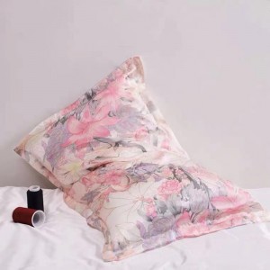 Custom design print  100 silk pillowcase manufacurer