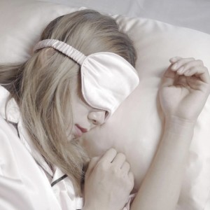 Handmade soft satin Sleep Mask Adjustable sleep mask