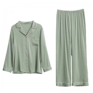 New Design Elegant 100% Mulberry Silk Women Pajamas