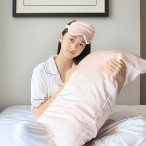 Solid color hot sale silk mulberry pillowcase