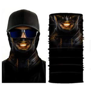 Hot-selling Bamboo Neck Tube - Digital Print Microfiber Skull Motorcycle Bandanas – Wonderful Textile