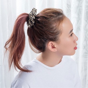 Factory source China Lady Fashion Custom Silk Hair Elastic Headband Silk Scrunchies