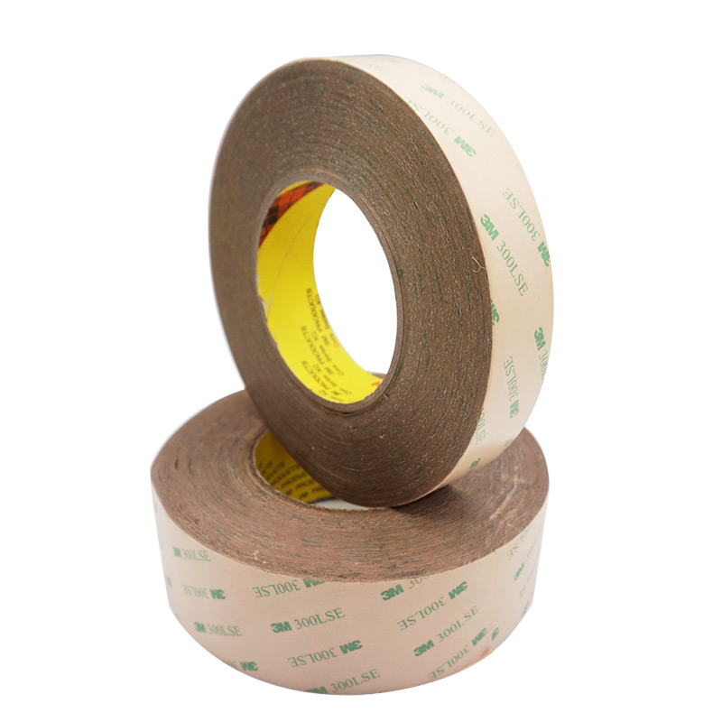 Die cut round shape pet double sided tape 3M 9495LE 300LSE Double Coated polyester adhesive tape (3)