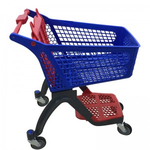 Best Price for Shopping Trolley For Supermarket - Plastic shopping cart ZC – Yuanda