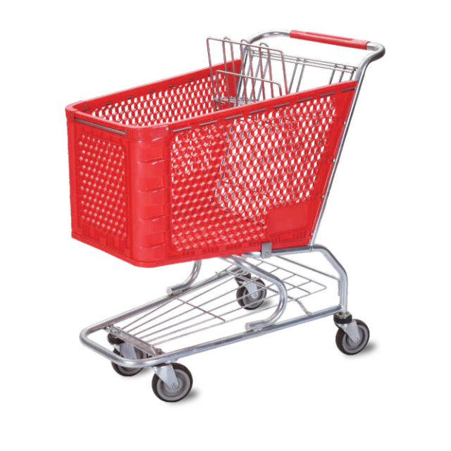 plastic shopping cart YD-P-100L