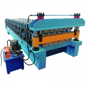 JCX Corrugated double glaze aluminium layer roofing sheet roll forming machine