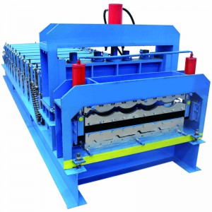0.3-0.8mm Metal Ibr Trapezoidal And Corrugated Roof Wall Panel Double Deck Roll Forming Machine