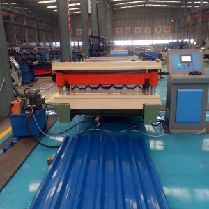 High Efficiency Double Layer Roll Forming Machine, IBR Sheet Roll Forming Machine