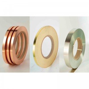 Pure copper and copper alloy strip for heat exchanger cooler