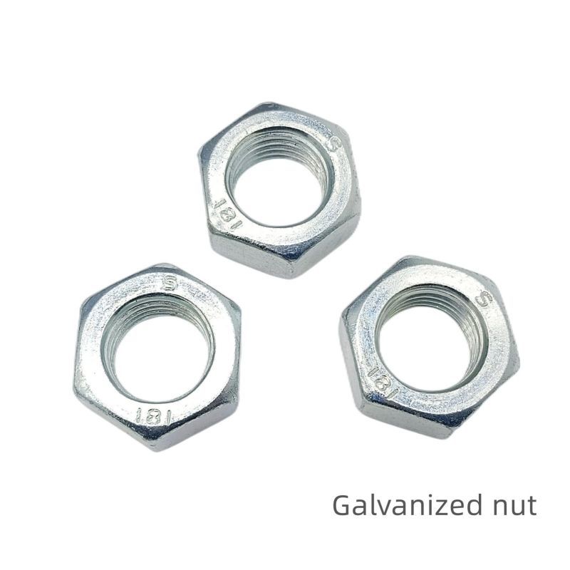 China wholesale Gr4 Zinc Plated Nuts Factories –  Hex Nuts all series – Zhongli bolts detail pictures