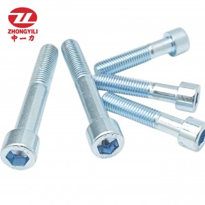 China wholesale DIN912 Allen Screws Supplier –  Zinc plated hex socket bolts screws full series – Zhongli bolts