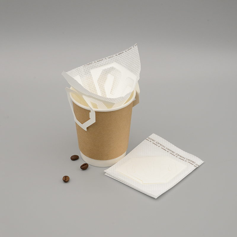 22D håndbryggende kjegleformet kaffepose med hengende ører