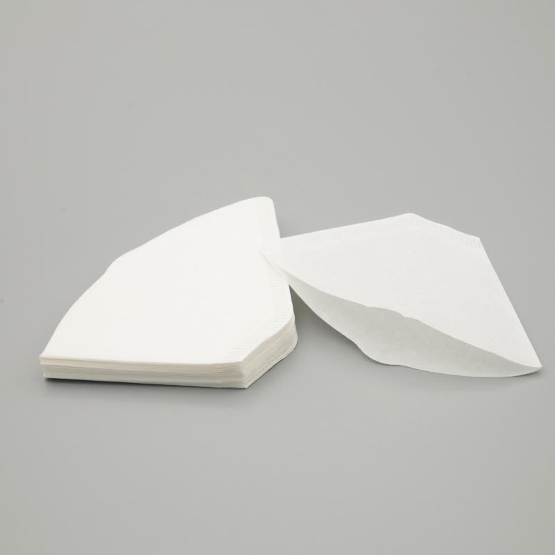 Tonchant ABACA-Shaped Cone-Shaped Paper 4 Cup, White