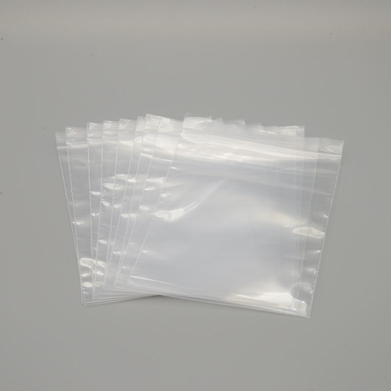 PE Transparent zip lock plastic bag ziplock reclosable packing bag