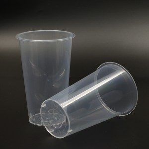 Bio Drinking Cup PLA Corn Fiber Transparent Compostable Cold Beverage Cup