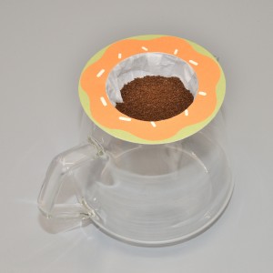 Ufo Fedora Damla Kahve Torbası Ücretsiz Tasarım Sağlıyor