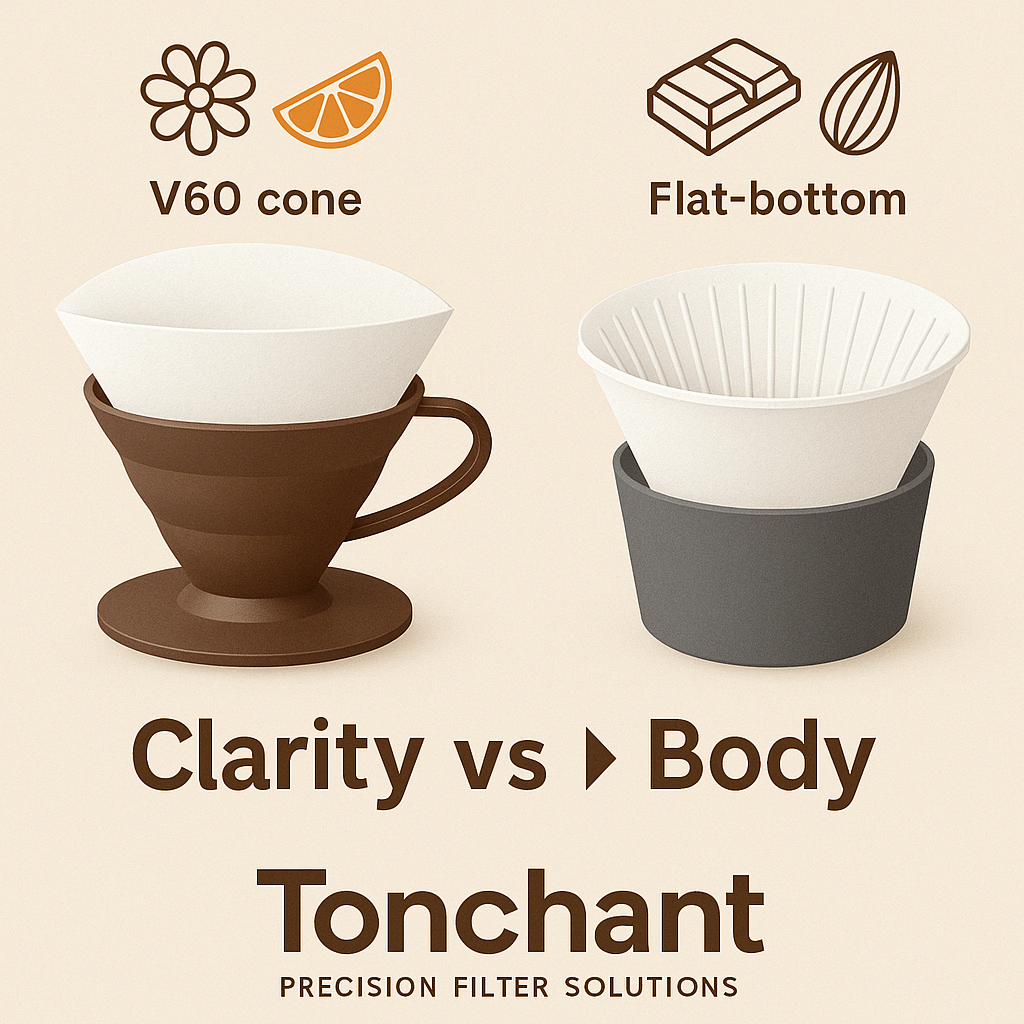 What Is the Difference Between V60 and Flat-Bottom Filters?