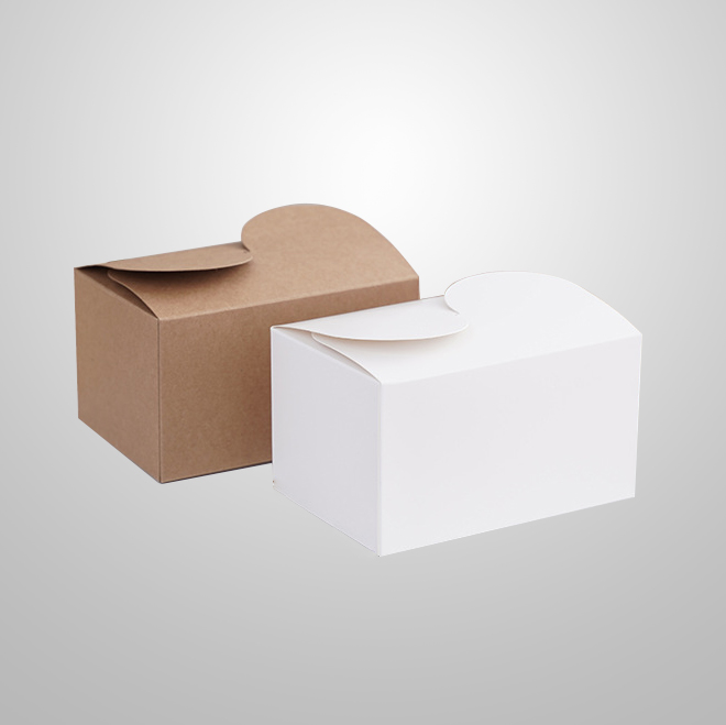 Cookies box craft paper pastry packaging box brown small gift boxes