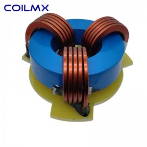 common mode choke with base toroidal core inductor