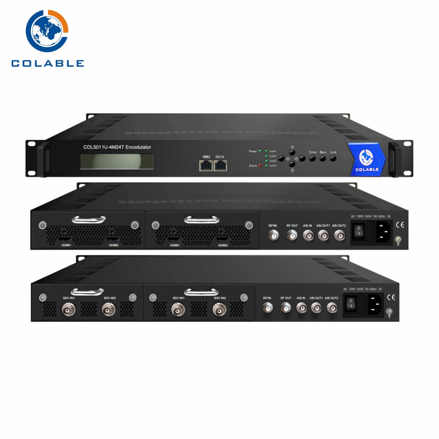 OEM/ODM Manufacturer Modulator Catv - 4CH HD H.264 To ISDB-T DTV Encoder Modulator COL5011U – Colable detail pictures