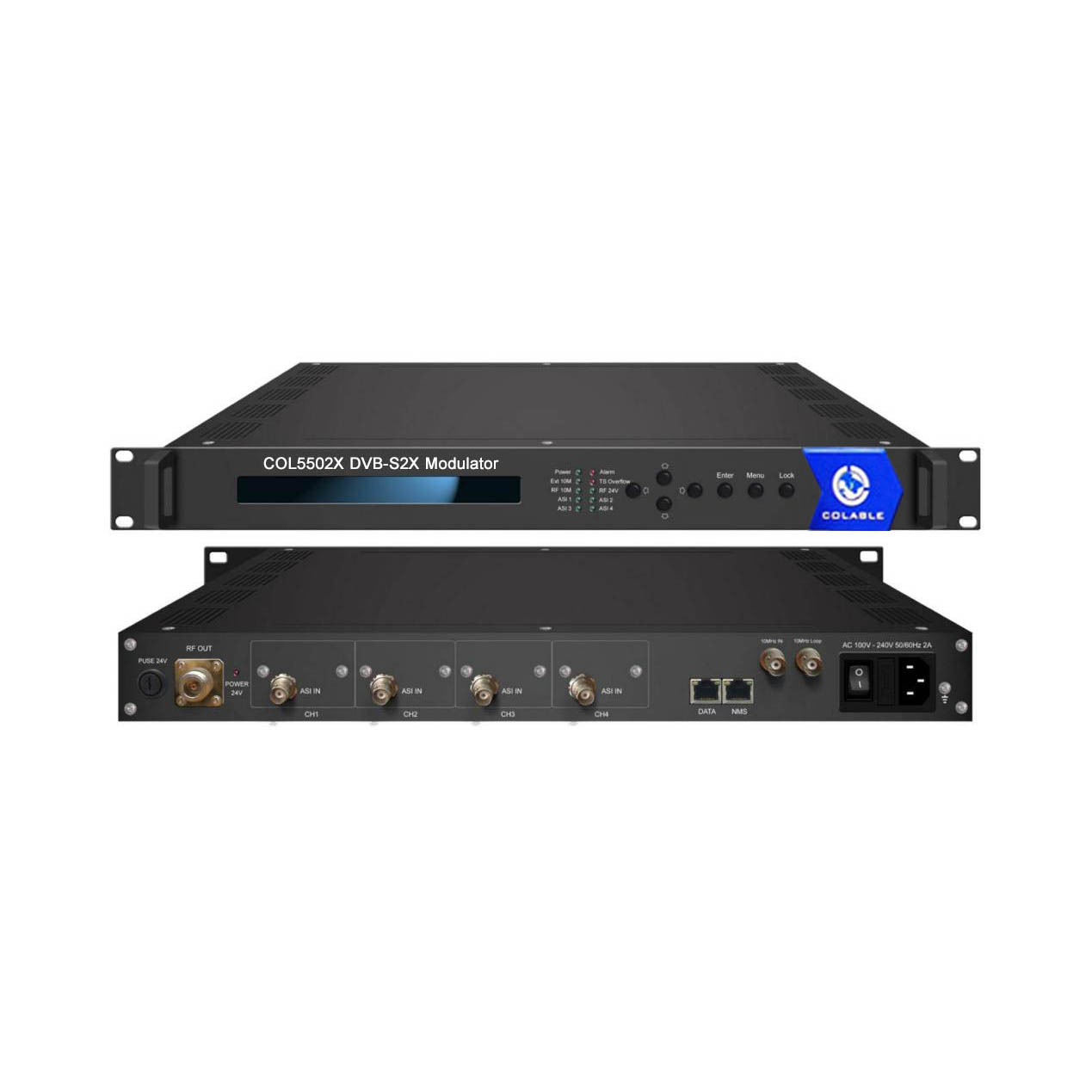 QPSK 8PSK APSK DVB-S/S2X Modulator COL5502X