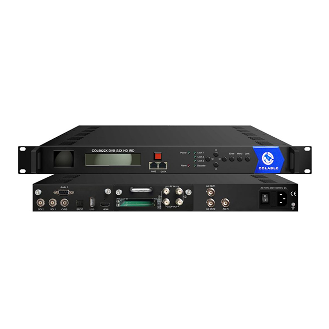 Factory Cheap Hot Qpsk Signal - DVB-S2X IRD Satellite Receiver to HDMI CVBS SDI IP ASI Demodulator COL5822X – Colable