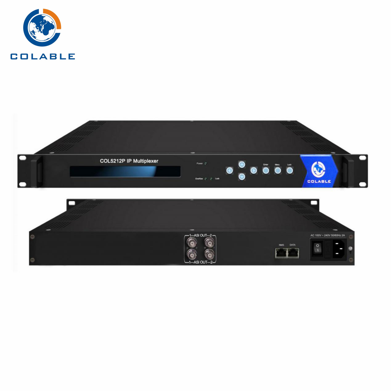Tv Descrambler TS Processor ASI IP Multiplexer COL5212P – Colable
