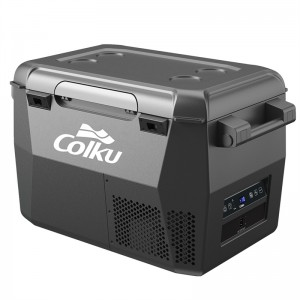 Colku GC45 45L Portable Camping Refrigerator Dual Zone Cooler Box 12 Volt Fast cooling Fridge Freezer