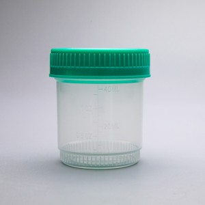 Perfect sealing pre-assembled 20ml, 40ml, 60ml, 90ml, 120ml histology biopsy specimen container with graduations