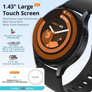 COLMI i28 Ultra 1.43″ AOD Display Smartwatch with Ai GPT Prayer Times Smart Watch