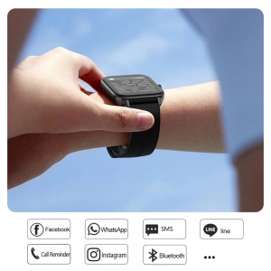 COLMI P28 Plus Smartwatch 1.69 ″ HD Allon Bluetooth Kiran IP67 Smart Watch mai hana ruwa